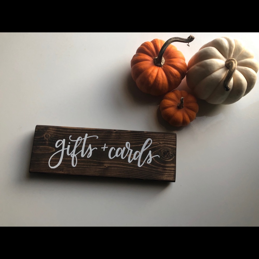 Wedding sign